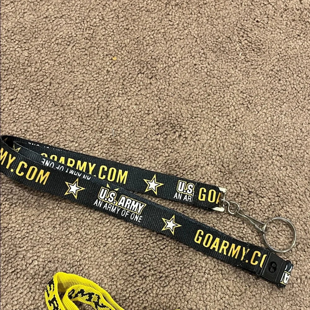 U.S. Army Key Holders - Black, Yellow, Blue